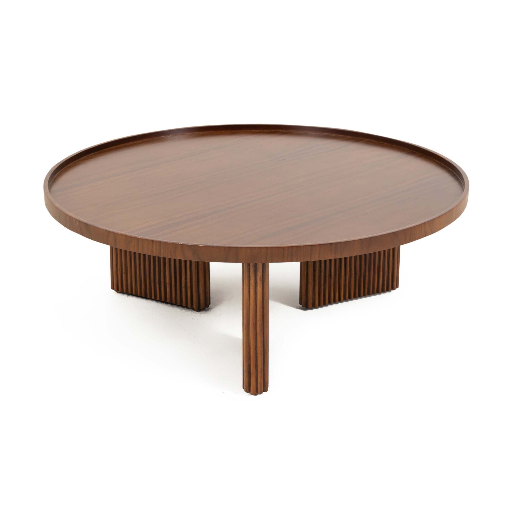 Arkan Round Coffee Table With Solid Beech Legs - Image 6