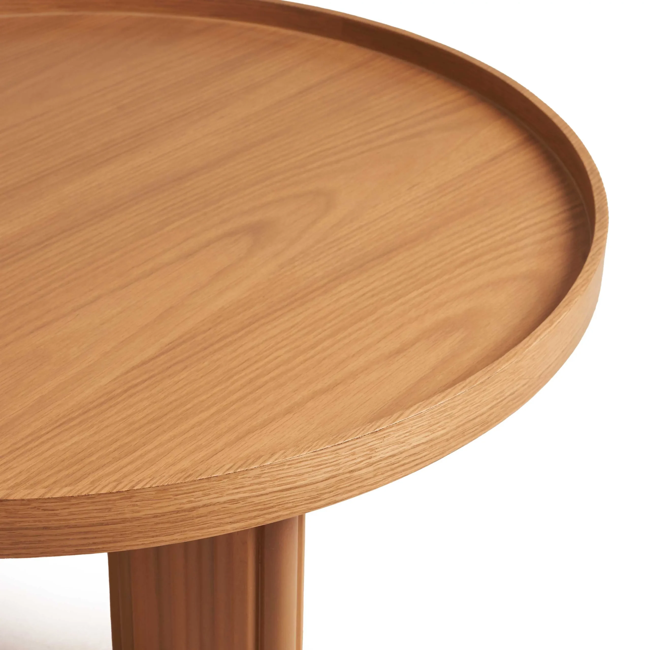 Arkan Round Coffee Table With Solid Beech Legs - Image 4