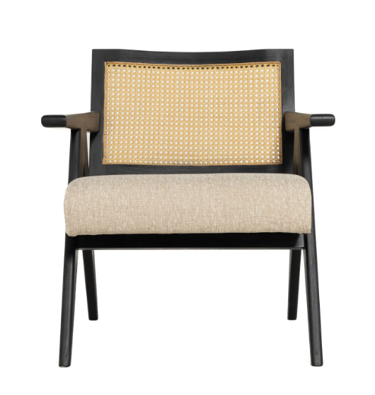 Kelly Cane Upholstered Armchair - Image 2